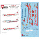 Lima November Decals 200-30 1/200 Braathens Safe B737-500 Olympiaflyet Colours