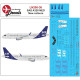 Lima November Decals 200-36 1/200 Sas A320 Neo New Cs
