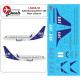 Lima November Decals 200-38 1/200 Sas B737-700 New Cs