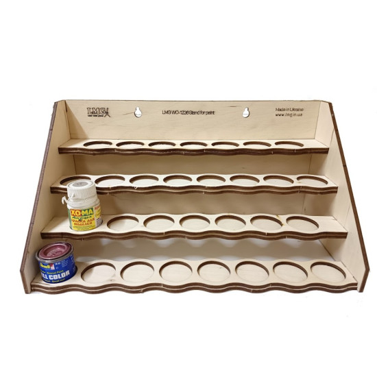 Lmg Wo-1236 Paint Stand For 30 Containers With A Diameter Of 30mm