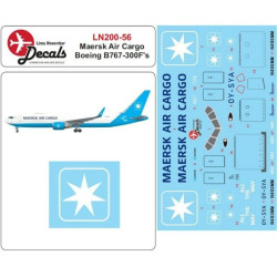 Lima November Decals 200-56 1/200 Maersk Air Cargo B767-300f