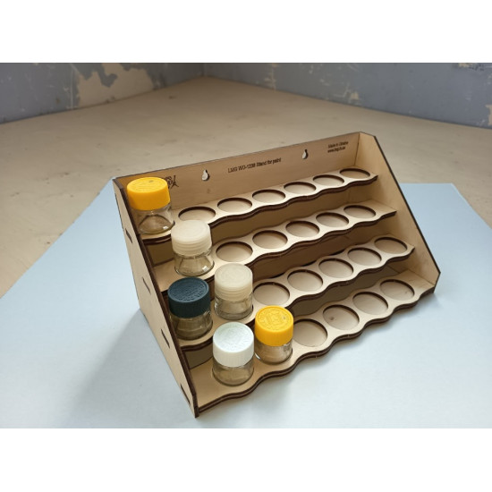Lmg Wo-1237 Paint Stand For 26 Containers With A Diameter Of 35mm