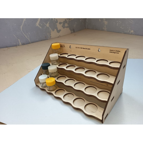 Lmg Wo-1237 Paint Stand For 26 Containers With A Diameter Of 35mm