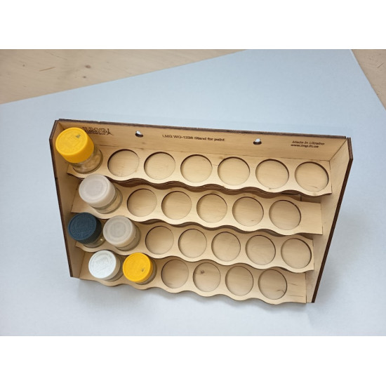 Lmg Wo-1237 Paint Stand For 26 Containers With A Diameter Of 35mm