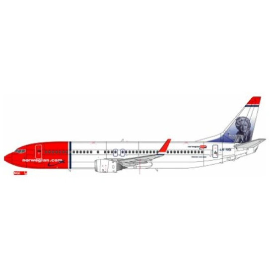 Lima November Decals 200-72 1/200 Norwegian B737-800 Ln-ngi Wenche Foss