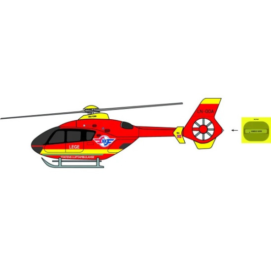 Lima November Decals 32-05 1/32 Norwegian Air Ambulanse Ec135 In The Old Cs