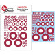 Lima November Decals 32-d01 1/32 Royal Danish Air Force Roundels