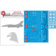 Lima November Decals 32-d16 1/32 Royal Danish Air Force F-16b Et199 With Argentinian Markings