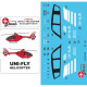 Lima November Decals 48-05 1/48 Uni-fly Helicopter Ec135