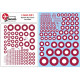 Lima November Decals 48-d01 1/48 Royal Danish Air Force Roundels