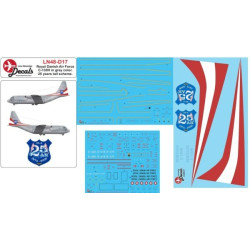 Lima November Decals 48-d17 1/48 Royal Danish Air C-130h With 25 Years Tail