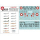 Lima November Decals 48-d21 1/48 Royal Danish Air F-84e/G Early And Late Period