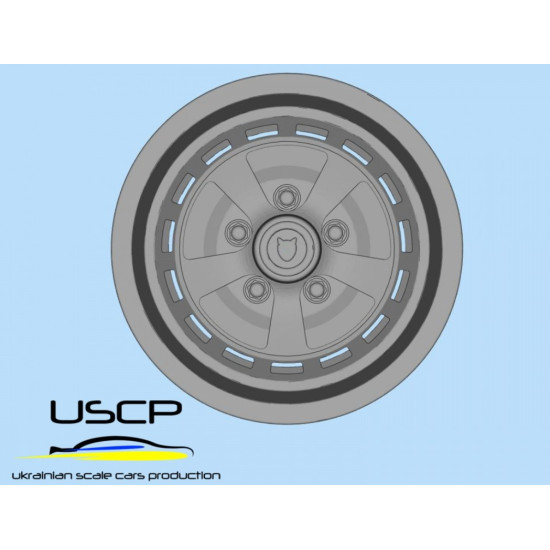 Uscp 24p114 1/24 3d Printed Resin Wheels Gkn Kent Wheels 15