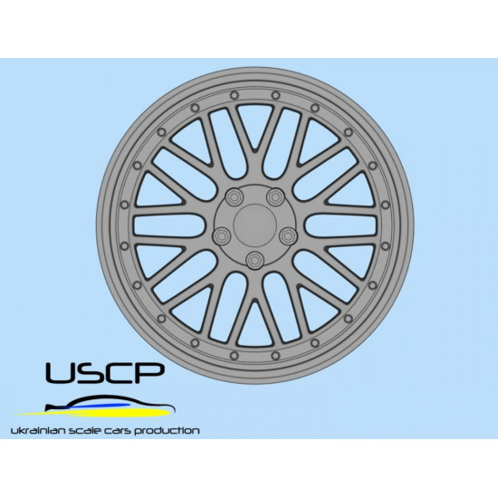 Uscp 24p095 1/24 3d-printed Wheels Bbs Lm 19