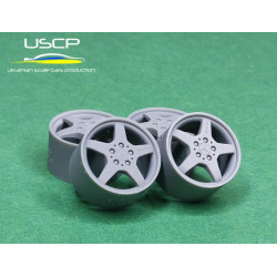 Uscp 24p201 1/24 3d-printed Wheels Amg Wheels Styling Iii 17