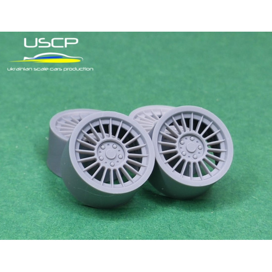 Uscp 24p202 1/24 3d-printed Wheels Maxilite Alpina Style Wheel 17