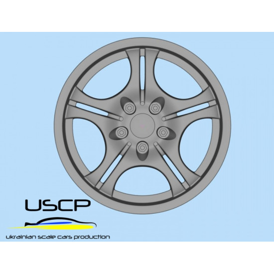 Uscp 24p016 1/24 3d-printed Wheels Bmw Styling 68 17