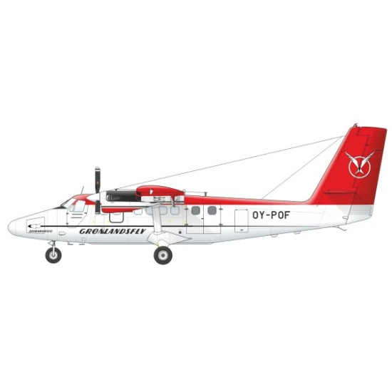 Lima November Decals 72-515 1/72 Greenlandair Dhc-6 Old Cs Includes Windows Masks