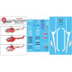 Lima November Decals 72-523 1/72 Norwegian Air Ambulanse Mbb Bo-105s