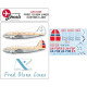 Lima November Decals 72-525 1/72 Fred Olsen Old And New Scheme For C-46 Includes Masks