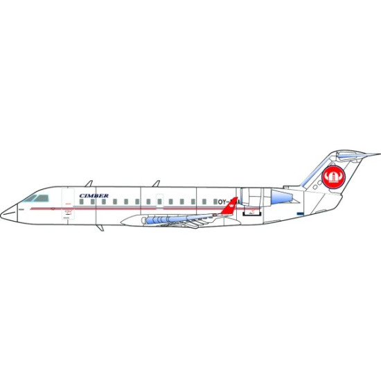 Lima November Decals 72-526 1/72 Cimber Including Flying For Sas Canadair Crj200