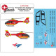 Lima November Decals 72-538 1/72 Norwegian Air Ambulanse Ec135 In The Old Cs
