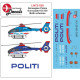 Lima November Decals 72-539 1/72 Norwegian Police Ec135