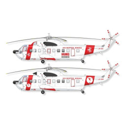 Lima November Decals 72-543 1/72 Helikopter Service Sikorsky S-61n Later Cs Including Masks