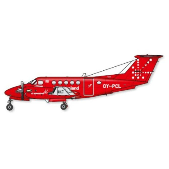Lima November Decals 72-547 1/72 Air Greenland Beech 200 New Cs Including Masks