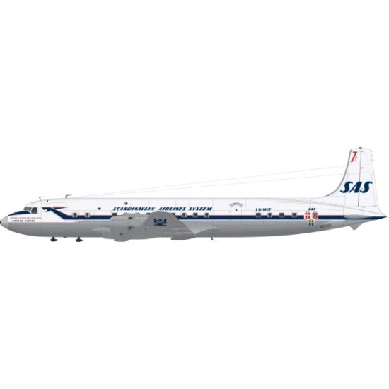 Lima November Decals 72-560 1/72 Sas Douglas Dc-7c. Includes Window Masks