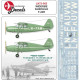 Lima November Decals 72-565 1/72 Wideroe Fairchild 24 With Masks