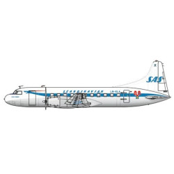 Lima November Decals 72-577 1/72 Sas Convair Cv440 Last Scheme, With Masks