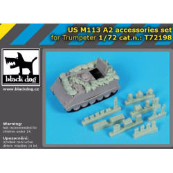 Black Dog T72198 1/72 Us M113 A 2 Accessories Set For Trumpeter