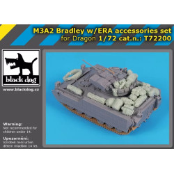 Black Dog T72200 1/72 M3a2 Bradley W/Era Accessories Set For Dragon