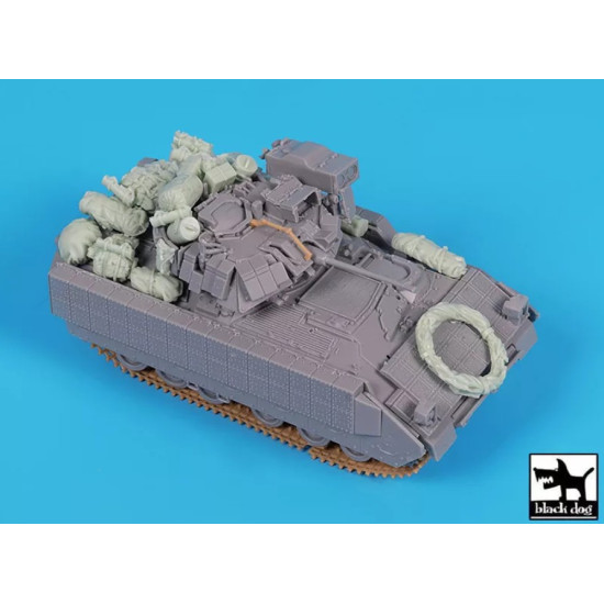 Black Dog T72200 1/72 M3a2 Bradley W/Era Accessories Set For Dragon