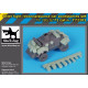 Black Dog T72201 1/72 Otter Light Reconnaissance Car Accessories Set For Ibg