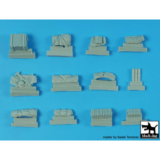 Black Dog T35320 1/35 British Light Utility Car 10hp Accessories Set For Tamiya