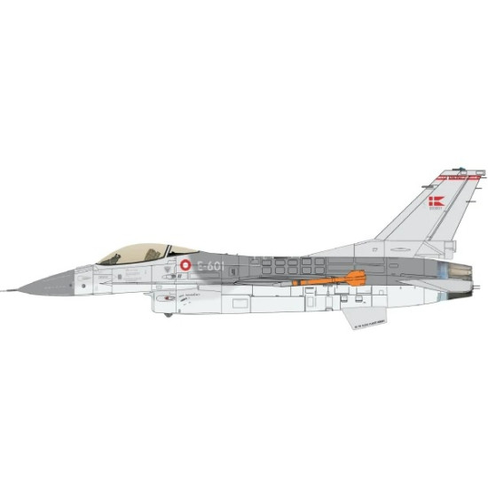 Lima November Decals 72-d05 1/72 Royal Danish Air Force F-16 In Late Colors