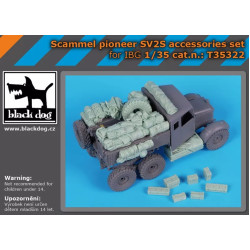 Black Dog T35322 1/35 Scammel Pioneer Sv2s Accessories Set For Ibg Models