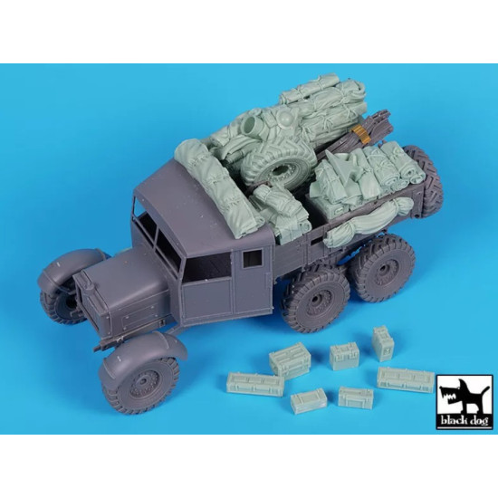 Black Dog T35322 1/35 Scammel Pioneer Sv2s Accessories Set For Ibg Models