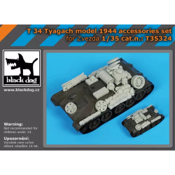 Black Dog T35324 1/35 T 34 Tyagach Model 1944 Accessories Set For Zvezda