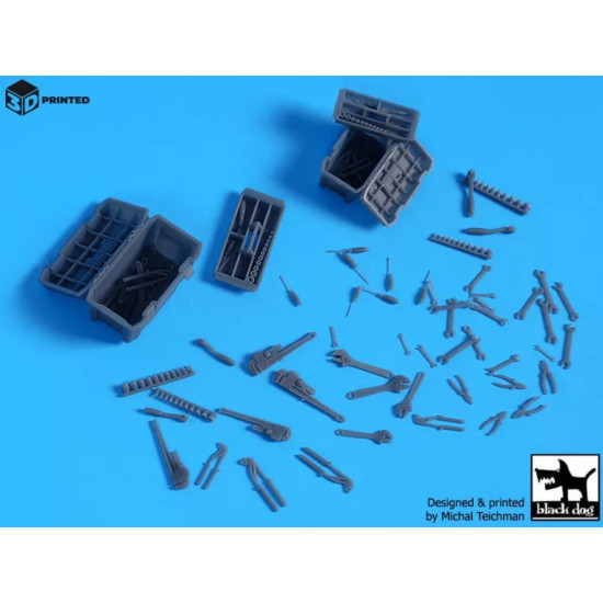 Black Dog M35009 1/35 Tools Toolboxes 54 2pcs