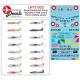 Lima November Decals 72-d22 1/72 Royal Danish Air F-84e/G Middle Period
