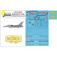 Lima November Decals 72-d25 1/72 Rdaf F-16b With Nord On Tail