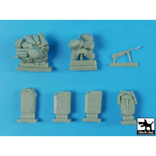 Black Dog T16021 1/16 R 75 With Sidecar Accessories Set For Freedom Model Kits