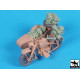Black Dog T16021 1/16 R 75 With Sidecar Accessories Set For Freedom Model Kits