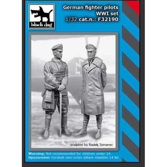 Black Dog F32190 1/32 German Fighter Pilots Ww I Set
