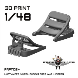 77propeller Prp7024 1/48 Luftwaffe Wheel Chocks Post War 4 Pieces