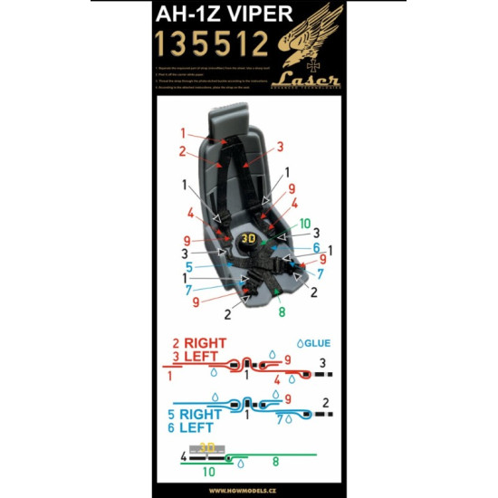 Hgw 135512 1/35 Textile Belts Designed For The Ah-1z Viper - Tracks