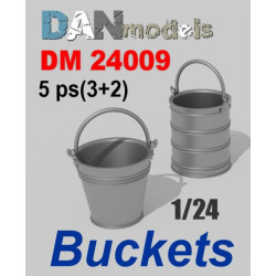 Dan Models 24009 1/24 Buckets 5 Ps 3/2